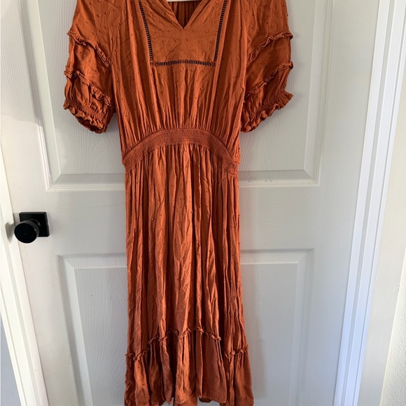 Dresses & Skirts - Elegant Rust Orange Women's Dress